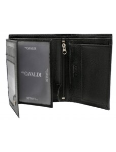 Pánská kožená peněženka Cavaldi N4-GPDM černá