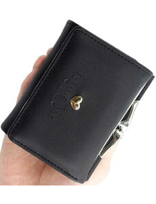 Camerazar Elegantní Malá Dámská Peněženka s Prošíváním, ekologická umělá kůže, 11 Přihrádek, Zapínání na Zip a Patentku