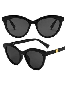 Camerazar Dámské sluneční brýle s kočičíma očima, plast, UV400 filtr kategorie 3D, délka nožek 145 mm