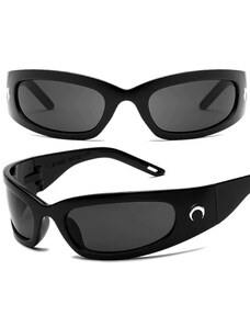 Camerazar Obdélníkové sportovní sluneční brýle, plast, UV400 filtr Cat.3D, 145 mm nožičky