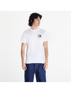 Tommy Hilfiger Pánské tričko Tommy Jeans Slim Essential Flag Short Sleeve Tee White