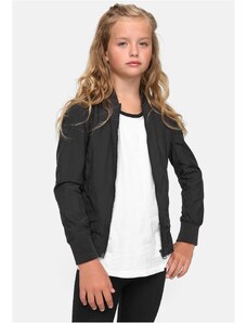 Urban Classics Kids Dívčí bunda Light Bomber Jacket černá