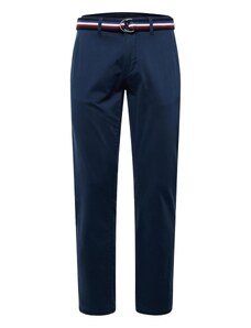 BLEND Chino kalhoty námořnická modř / tmavě modrá / rubínově červená / bílá
