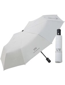 Camerazar Automatický skládací deštník pro dámy LIBERTY, modrý s klenoty, ANTI-UV materiál, s pouzdrem na přenášení