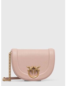 Kožená kabelka Pinko růžová barva, 101510.A0QO