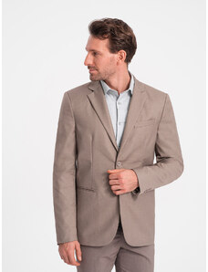 Ombre Men's classic blazer with pillowcase pocket - beige