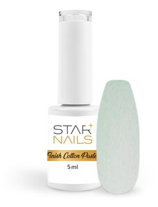 UV/LED Gel Polish Finish Cotton Pastels, 5ml - 010, Aloe - matný závěrečný gel lak