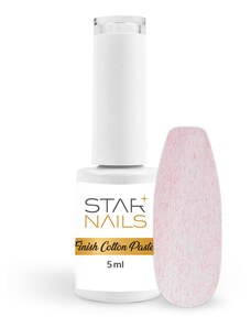 UV/LED Gel Polish Finish Cotton Pastels - 012, Sunset - matný finish gel lak