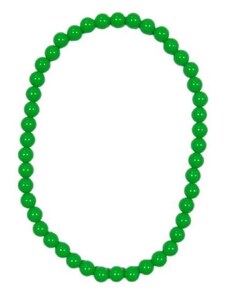 GUIRCA Retro neonové korále - náhrdelník - 80.léta - disco - zelené