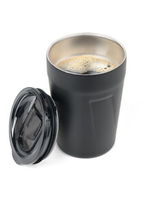 Termohrnek na teplé nápoje Cup-uccino Troika, černý