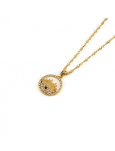 Bellonelli Pozlacený náhrdelník s okem GN077