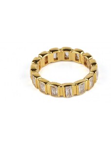 Bellonelli Pozlacený prsten s kamínky GRKB8016 52mm