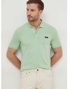 Polo tričko Calvin Klein oranžová barva, K10K111196