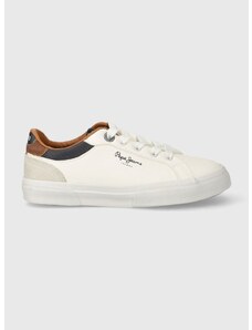 Dětské sneakers boty Pepe Jeans KENTON COURT B bílá barva