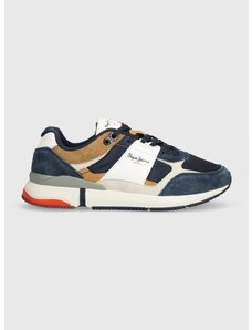 Sneakers boty Pepe Jeans PMS60014 tmavomodrá barva, LONDON PRO MESH