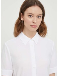 Košile Tommy Hilfiger dámská, bílá barva, regular, s klasickým límcem