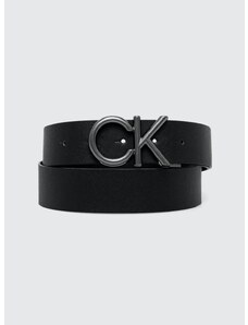 Kožený pásek Calvin Klein pánský, černá barva, K50K511567