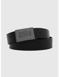 Oboustranný kožený pásek Calvin Klein pánský, černá barva, K50K511573