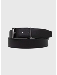 Oboustranný kožený pásek Calvin Klein pánský, černá barva, K50K511581