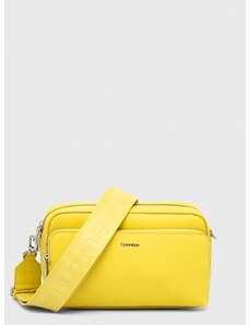 Kabelka Calvin Klein žlutá barva, K60K611927