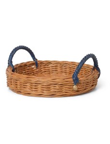 Podnos ferm LIVING Blue Handle Tray