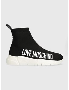 Sneakers boty Love Moschino černá barva, JA15433G1IIZ6000