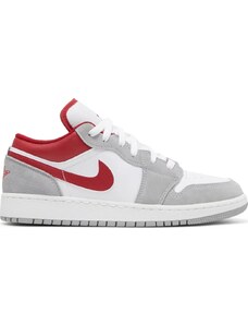 Nike Air Jordan 1 Low SE Smoke Grey Gym Red (GS)