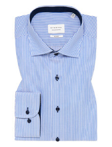 Košile Eterna Slim Fit "Streifen Twill" modro - bílý proužek 8992_16F140
