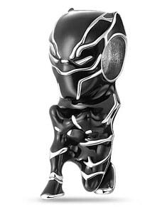 P&J Jewellery Stříbrný přívěsek Black Panther SBA22
