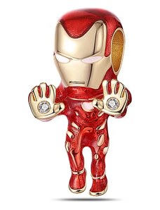 P&J Jewellery Zlatý přívěsek Iron Man SBA08