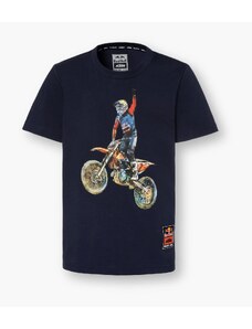 KTM Red Bull dětské triko MX tmavě modré