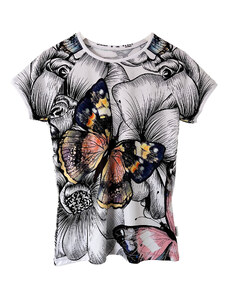 LASOUL Funkční triko Short Butterfly