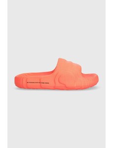Pantofle adidas Originals Adilette 22 dámské, oranžová barva, IF3567