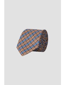 ALTINYILDIZ CLASSICS Men's Brown-blue Patternless Brown-blue Classic Tie