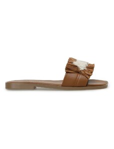 İnci Freyes 3fx Brown Women's Flat Slipper