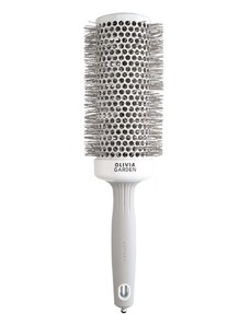 Olivia Garden Expert Blowout Speed Round Brush White & Grey 55 mm Kulatý kartáč na vlasy