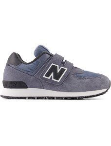 Dětské boty New Balance PV574GGE – šedé