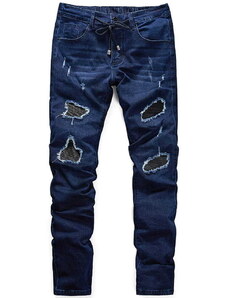 Recea Pánské džínové kalhoty Glatidd tmavě modrá S