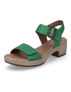 RIEKER Dámské sandály REMONTE D0N52-52 zelená