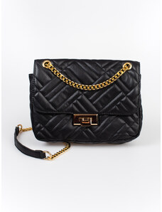 Shelvt Women's black handbag with chain