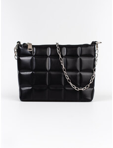Shelvt Women's black quilted handbag