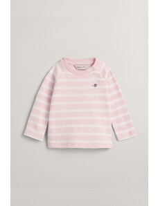 TRIČKO GANT STRIPED LS RAGLAN TOP růžová 80