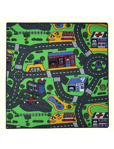 Vopi koberce Dětský kusový koberec City life čtverec - 60x60 cm