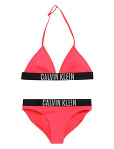 Calvin Klein Swimwear Bikiny šedá / pink / černá