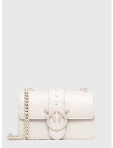 Kožená kabelka Pinko bílá barva, 100059.A124