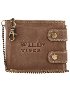Wild Tiger Pánská kožená peněženka Wild Peterr, taupe
