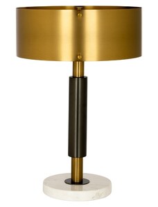 Zlatá kovová stolní lampa Richmond Emine