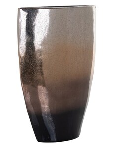 Hnědá kovová váza Richmond Iris 46,5 cm