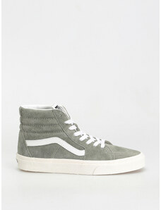 Vans Sk8 Hi (pig suede shadow)zelená