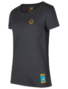 La Sportiva CLIMBING ON THE MOON T-Shirt Women Šedá